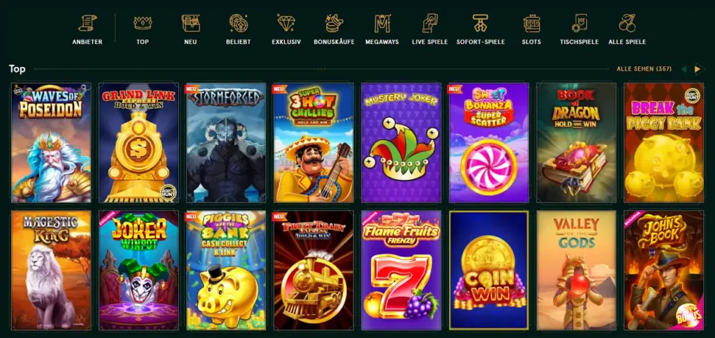 Casinia Spiele
